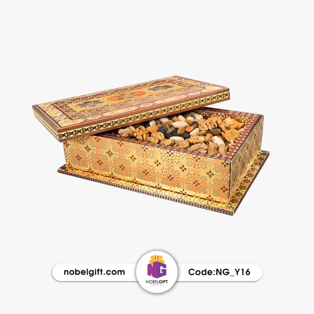 باکس آجیل یلدا طرح خاتم