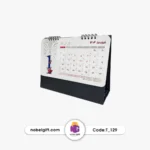 تقویم رومیزی 1404 طرح گل تبلیغاتی T-129