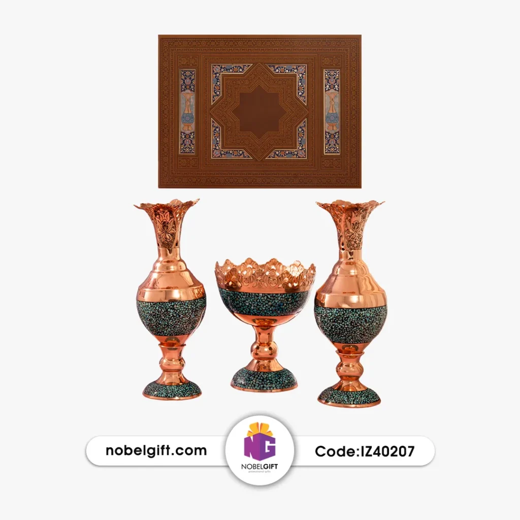 ست صنایع دستی فیروزه کوب تبلیغاتی