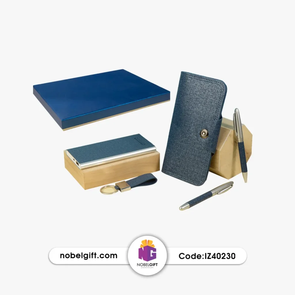 ست مدیریتی پاوربانک و کیف‌پول تبلیغاتی