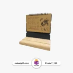 تقویم رومیزی 1404 کرافتی پایه چوبی - Image 8