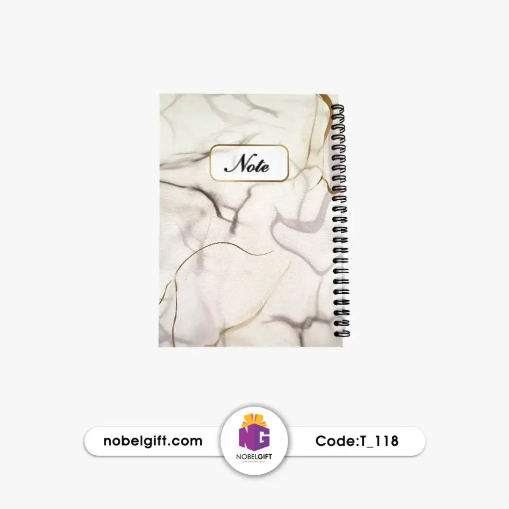 دفتر خط دار طرح سنگ تبلیغاتی