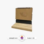 تقویم رومیزی 1404 کرافتی پایه چوبی - Image 2