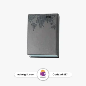 سررسید 1404 رقعی ترمو طرح نقشه جهان تبلیغاتی