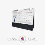 تقویم رومیزی 1404 طرح گل تبلیغاتی T-129