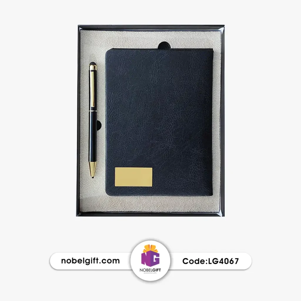 ست سررسید 1404 مدل 1/8 و خودکار تبلیغاتی