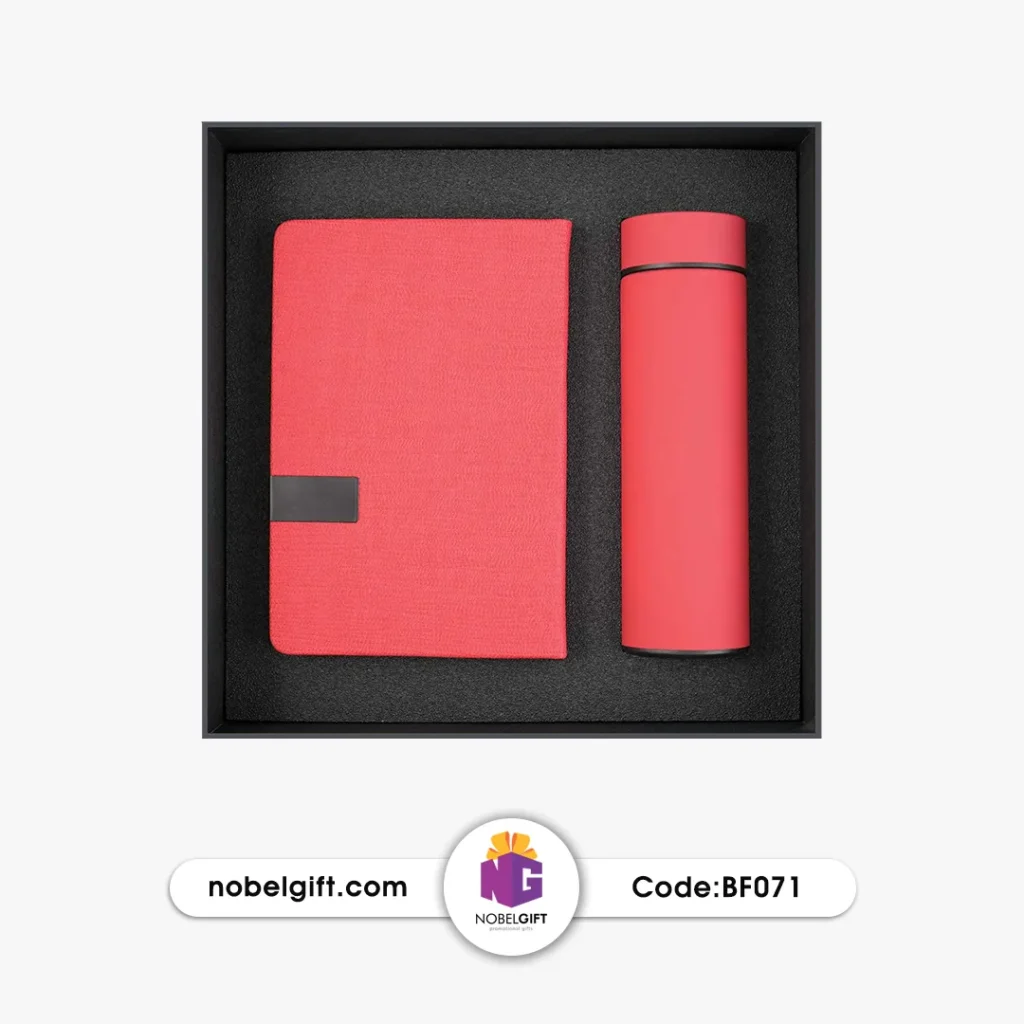 ست مدیریتی تبلیغاتی کلاسیک قرمز BF071