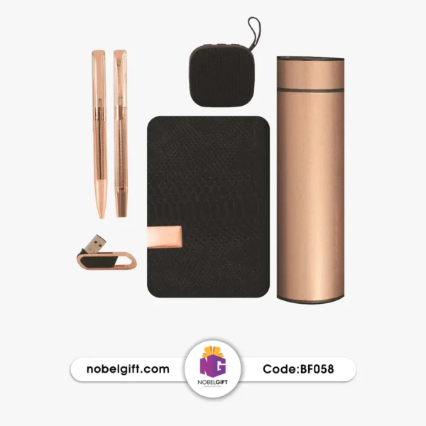 ست مدیریتی تبلیغاتی رزگلد BF058