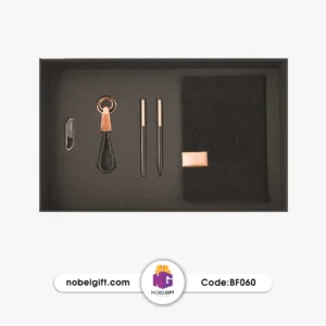 ست مدیریتی تبلیغاتی کلاسیک رزگلد BF060