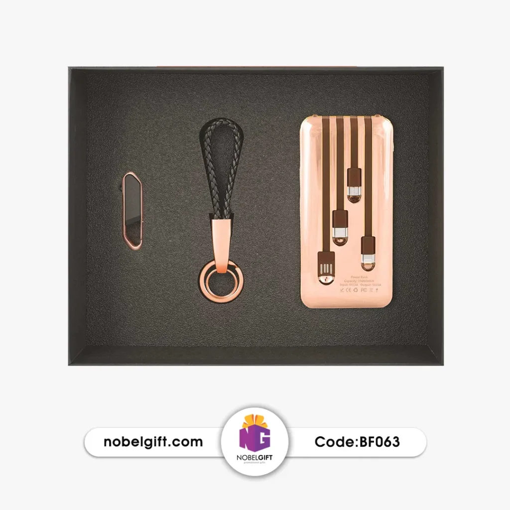 ست مدیریتی تبلیغاتی رزگلد BF063