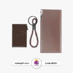 ست مدیریتی تبلیغاتی کلاسیک قهوه ای BF051