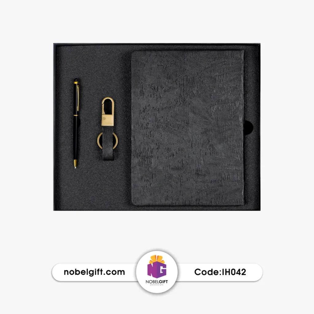 ست مدیریتی مشکی تبلیغاتی IH042