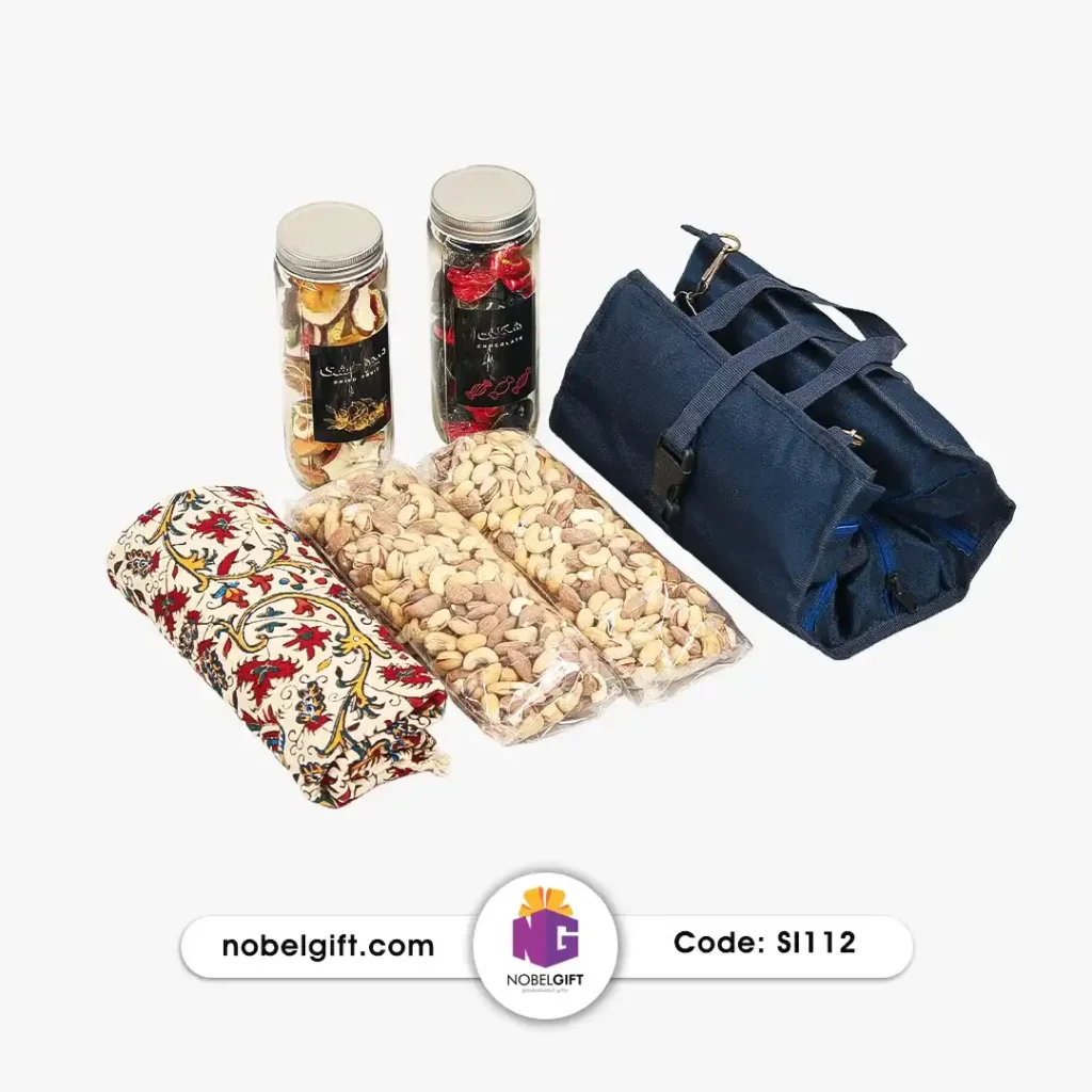 ست خوراکی و رومیزی قلمکار تبلیغاتی