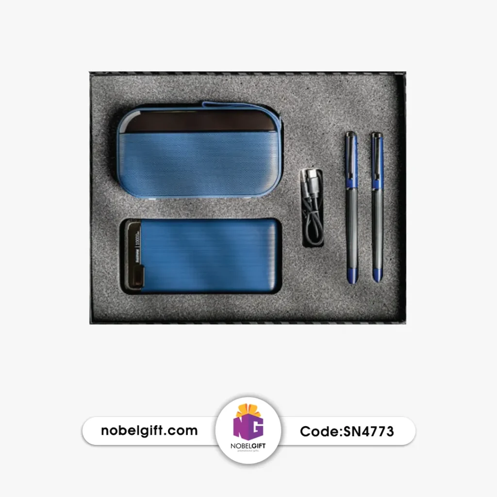 ست پاوربانک و اسپیکر بلوتوث تبلیغاتی