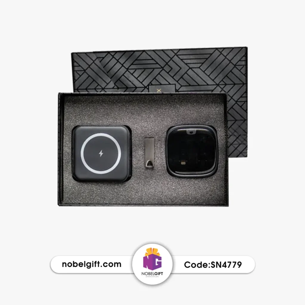 ست شارژر سه کاره و پکیج کابل تبلیغاتی