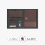 ست مدیریتی قهوه ای تبلیغاتی CO4421