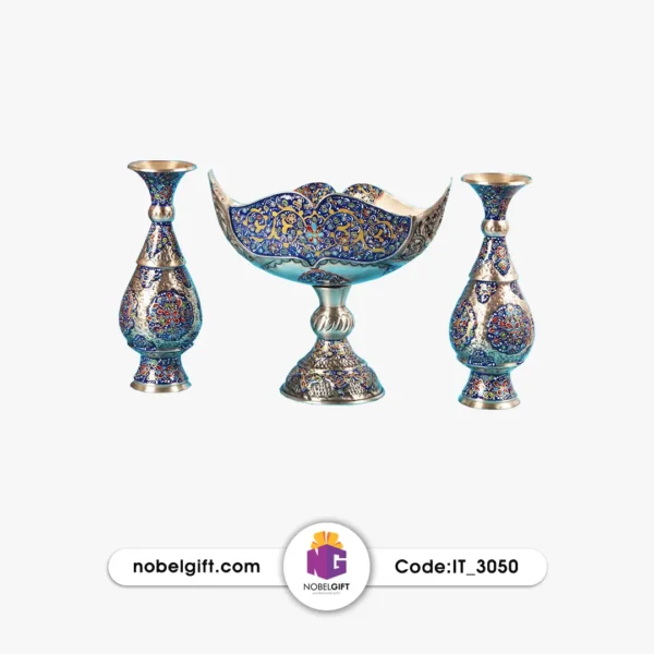ست کشکول و گلدان قمکار تبلیغاتی