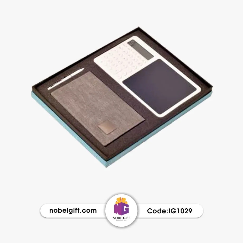 ست ماشین حساب و دفترچه تبلیغاتی