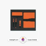 ست مدیریتی نارنجی مشکی تبلیغاتی