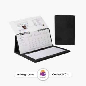 ست سررسید و زیردستی چرمی تبلیغاتی AZV03