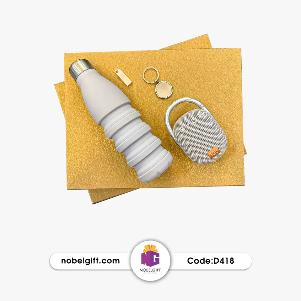 ست تبلیغاتی 4 تکه سفید با تراول ماگ