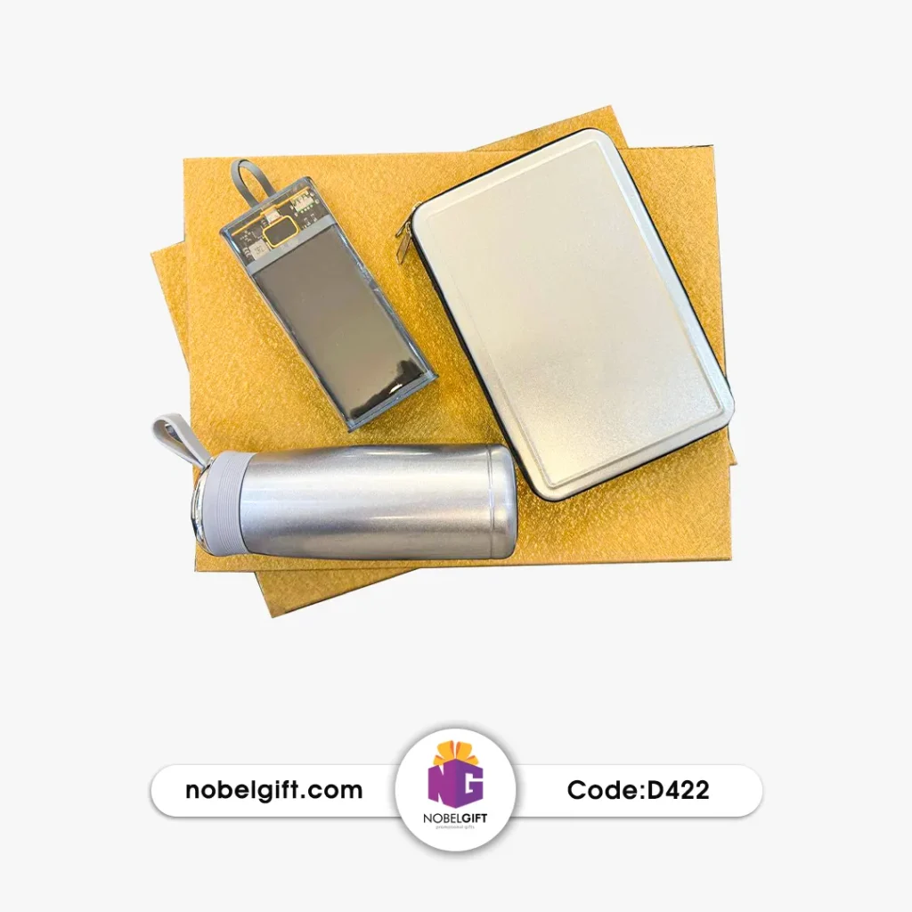 ست تبلیغاتی با جعبه ابزار طرح مستطیل