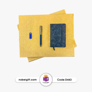 ست تبلیغاتی 3 تکه با فلش ابی