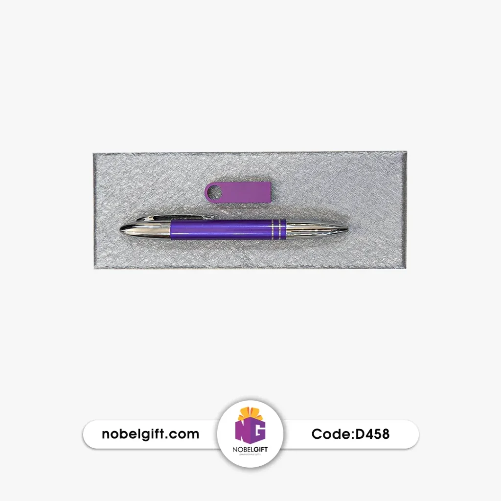 ست تبلیغاتی خودکار و فلش بنفش