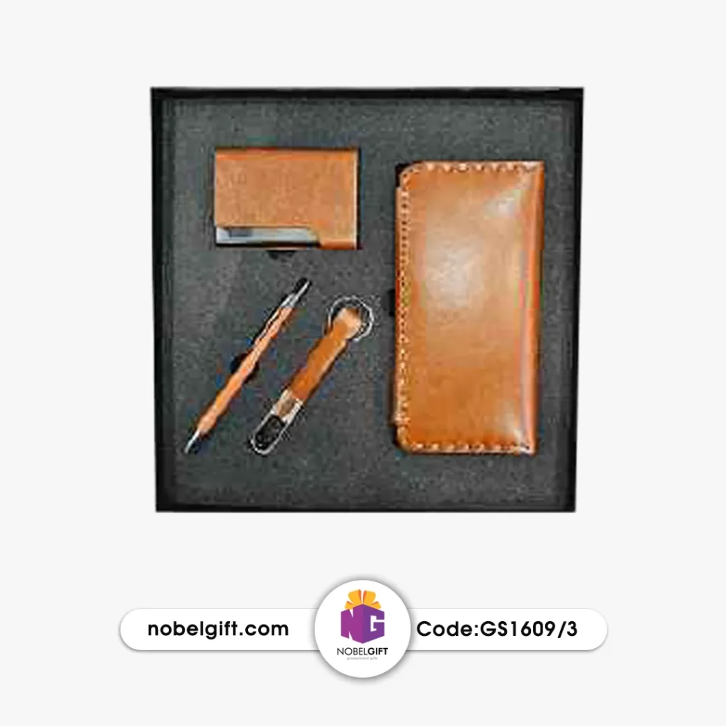 ست کیف پول و جاکلیدی تبلیغاتی GS1609/3