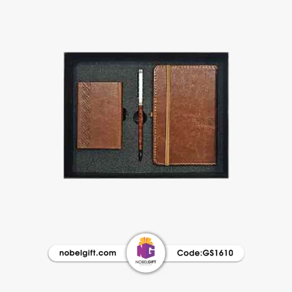 ست دفترچه یادداشت جیبی و جاکارتی تبلیغاتی GS1610