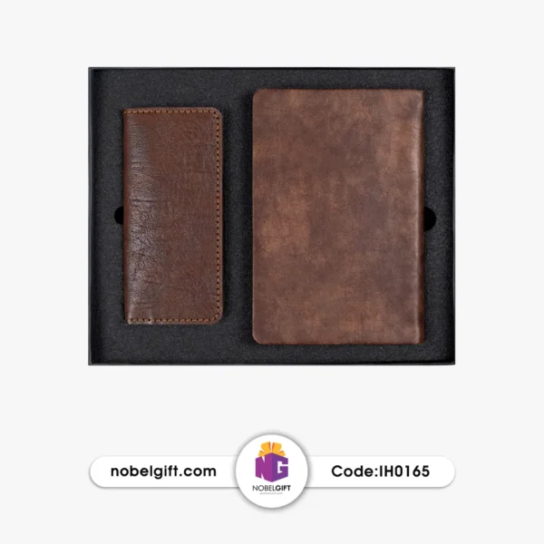 ست کیف پول پالتویی و سررسید تبلیغاتی