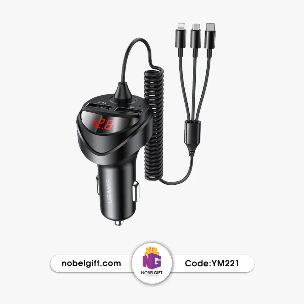 شارژر فندکی خودرو تبلیغاتی YM221