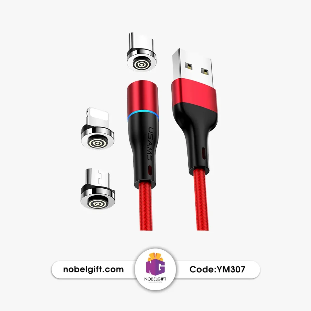 کابل شارژر تبلیغاتی USB به لایتنینگ