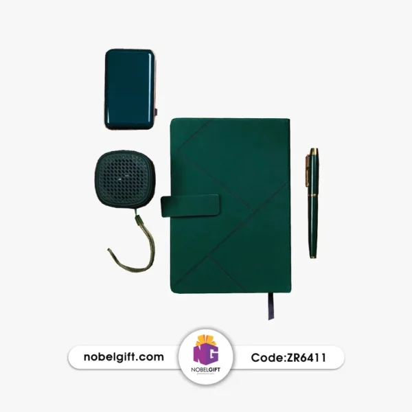 ست تبلیغاتی سررسید 1404، اسپیکر و خودکار