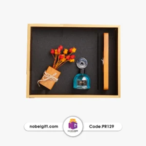 ست تبلیغاتی 4 تکه با شیشه عطر