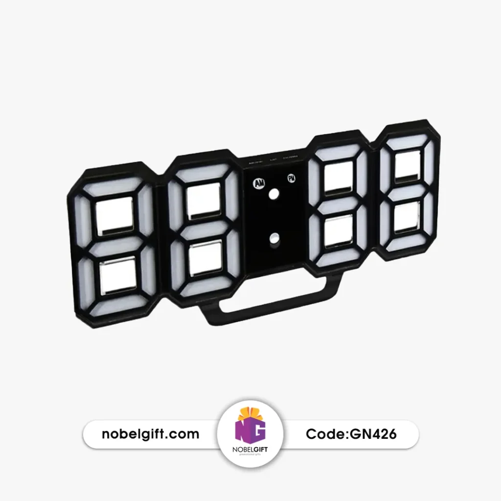 ساعت رومیزی دیجیتال تبلیغاتی