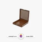 جعبه پذیرایی چوب حصیری CP007
