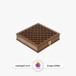 جعبه پذیرایی چوب حصیری CP007