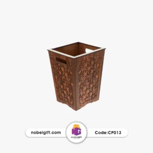 سطل زباله چوبی تبلیغاتی CP013
