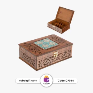 جعبه پذیرایی تبلیغاتی طرح کاشی CP014