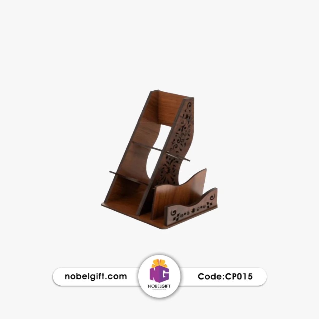 پایه موبایل چوبی تبلیغاتی CP015