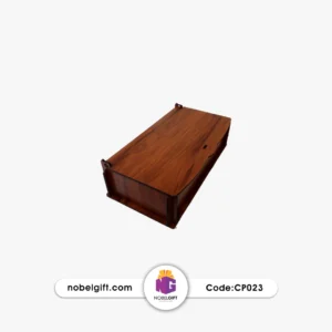 جعبه تی بگ چوبی تبلیغاتی C023