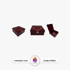 جعبه تبلیغاتی چوبی مربع CP025