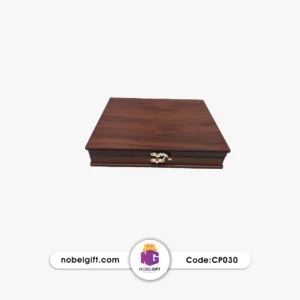 جعبه شکلات چوبی قفل‌دار شیک CP030