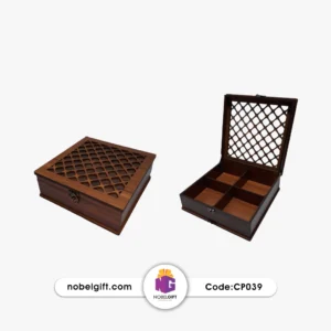 جعبه پذیرایی حصیری ۴ قسمتی CP039