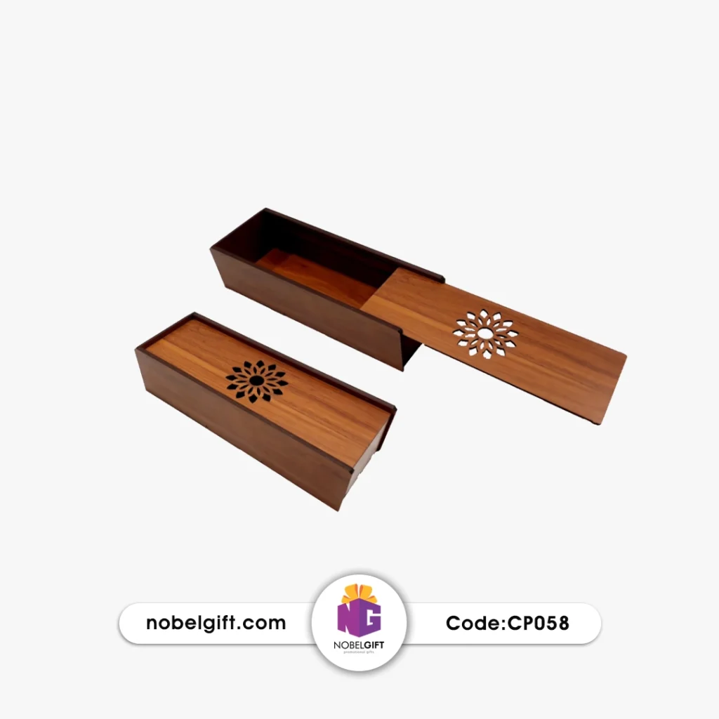 باکس چوبی تبلیغاتی با درب کشویی CP058