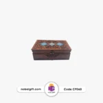 جعبه چوبی طرح کاشی لوزی CP060
