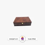 جعبه چوبی پذیرایی ۸ بخشی قفل‌دار CP062
