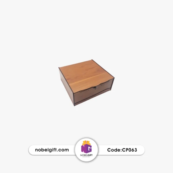 جعبه چوبی پذیرایی ساده بزرگ CP063