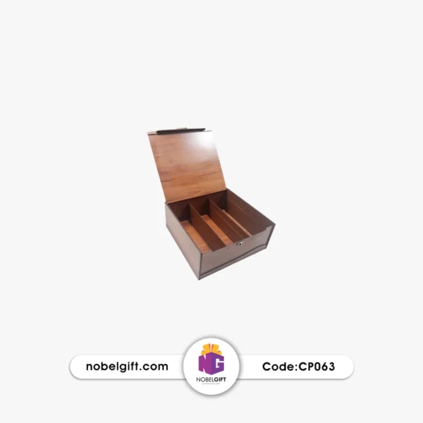 جعبه چوبی پذیرایی ساده بزرگ CP063